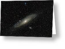 Vastness Of The Andromeda Galaxy Greeting Card