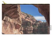 Canyon View Framed By Rocky Cliffs Zip Pouch
