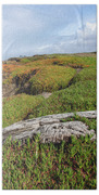 Coastal Landscape with Driftwood Bath Towel