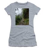 Misty Forest Pathway On The Inca Trail Women's T-Shirt