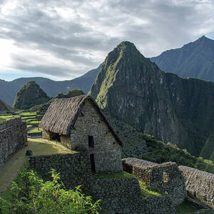 Ancient Ruins with Majestic Mountain Backdrop by Brandon Wichmann Ancient Ruins with Majestic Mountain Backdrop by Brandon Wichmann