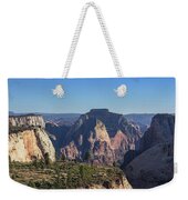 Majestic Mountain Range View Weekender Tote Bag by Brandon Wichmann