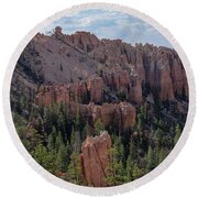 Majestic Bryce Canyon Hoodoos Round Beach Towel