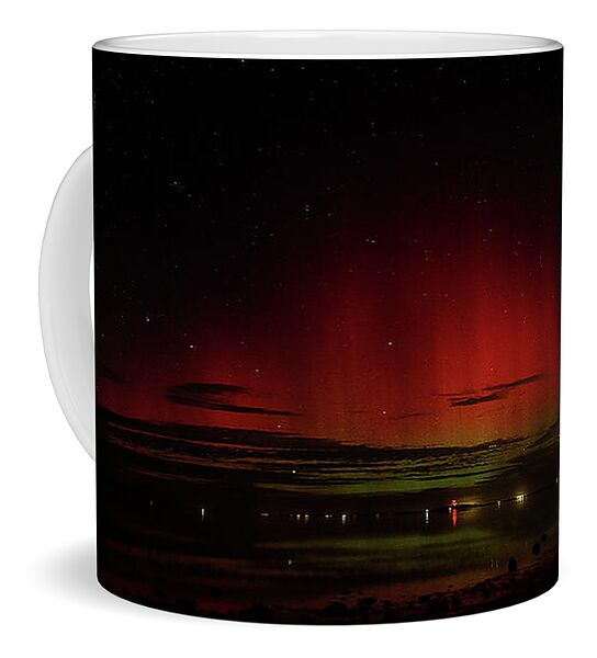 Mesmerizing Northern Lights Display Coffee Mug