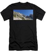 Majestic Mountain Peaks Under Blue Sky T-Shirt