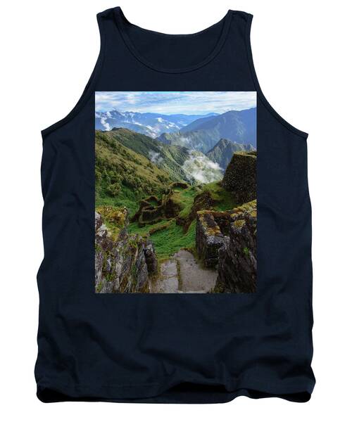 Mysterious Incan Ruins In The Mountains Tank Top