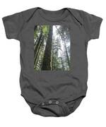 Majestic Forest Canopy In Olympic National Park Baby One-Piece