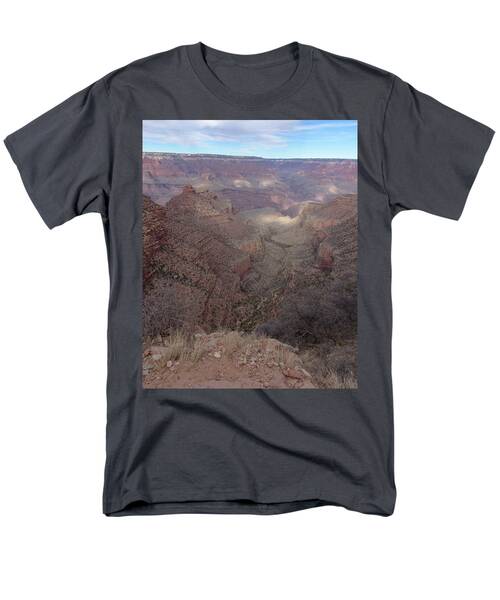 Majestic Grand Canyon Overlook Under Azure Sky Men's T-Shirt  (Regular Fit)