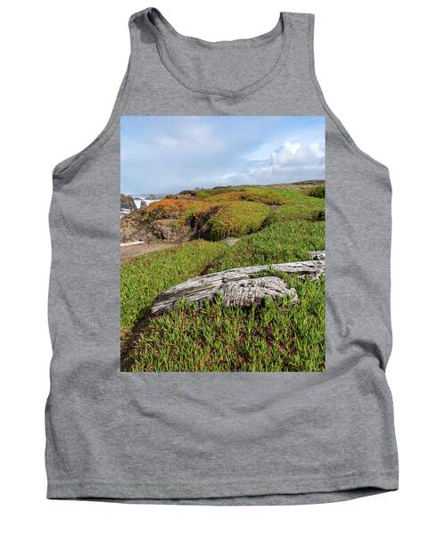 Coastal Landscape with Driftwood Tank Top