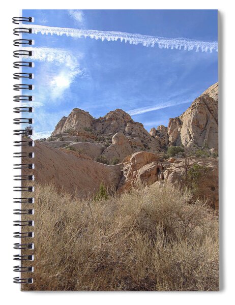 Desert Cliffs In Capitol Reef National Park Spiral Notebook