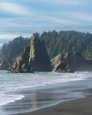 Dramatic Coastal Rock Formations Photograph