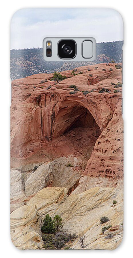 Natural Arch In Desert Landscape Galaxy Case