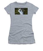 Serene Flow Through Mossy Forest Women's T-Shirt
