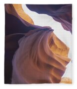 Antelope Canyon Curves And Light Play Fleece Blanket