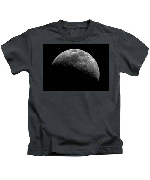Illuminated Half Of The Moon Kids T-Shirt