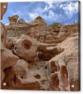 Majestic Rock Formations In Capitol Reef National Park Acrylic Print