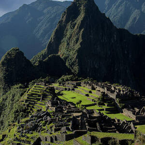 Majestic Ruins in a Mountain Valley by Brandon Wichmann Majestic Ruins in a Mountain Valley by Brandon Wichmann