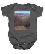 Majestic Grand Canyon Overlook Under Azure Sky Baby One-Piece