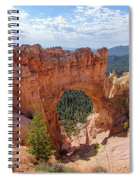 Majestic Natural Rock Arch In Bryce Canyon National Park Spiral Notebook