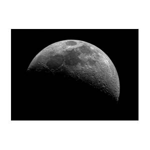 Illuminated Half of the Moon by Brandon Wichmann Illuminated Half of the Moon by Brandon Wichmann