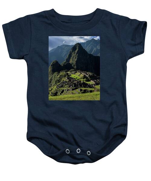 Majestic Ruins In A Mountain Valley Baby One-Piece