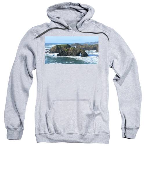 Majestic Coastal Rock Formations Sweatshirt