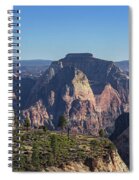 Majestic Mountain Range View Spiral Notebook