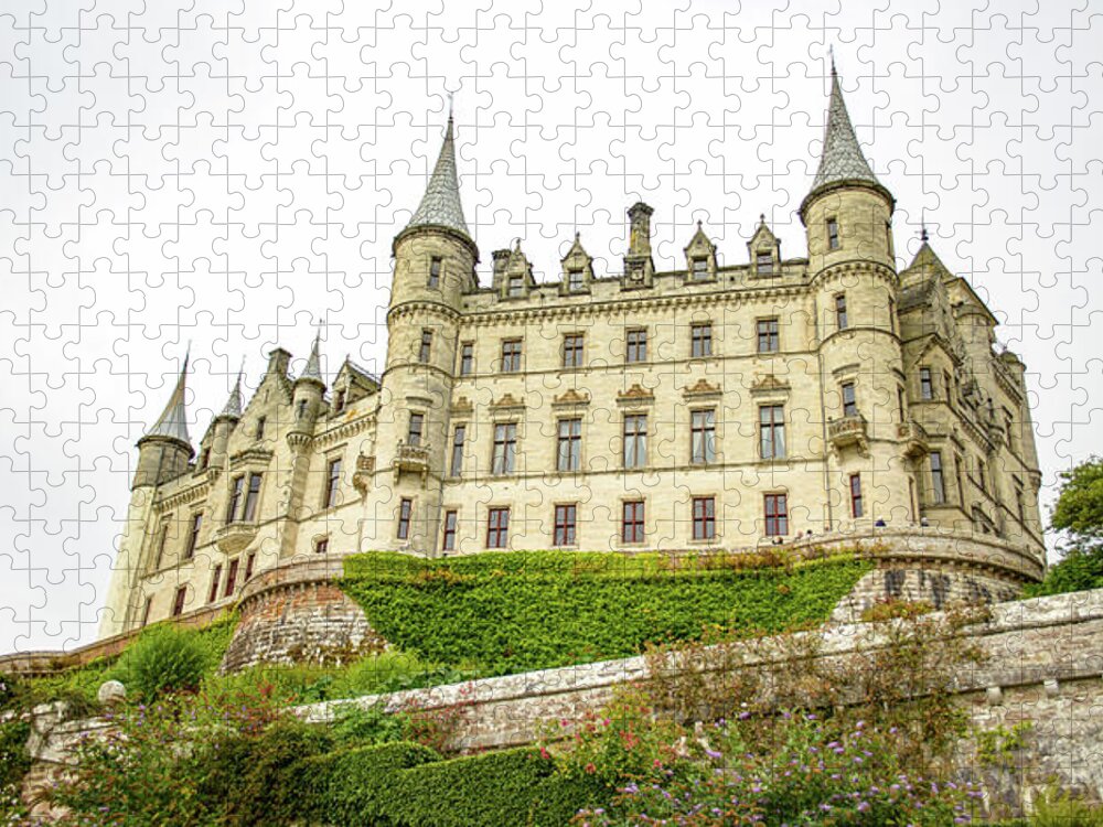 Majestic Castle On Hill Jigsaw Puzzle