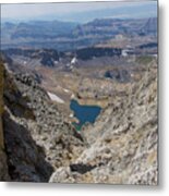 Breathtaking Middle Teton Mountain View Metal Print