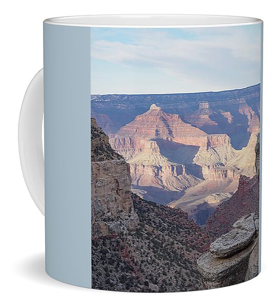Majestic Grand Canyon Vista At Sunset Coffee Mug