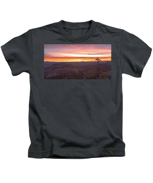 Serene Mountain Sunrise In Bryce Canyon National Park Kids T-Shirt