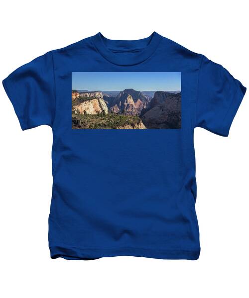 Majestic Mountain Range View Kids T-Shirt