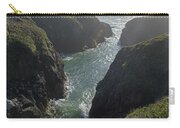 Dramatic Coastal Cliff Scene Zip Pouch