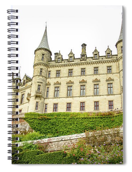 Majestic Castle On Hill Spiral Notebook