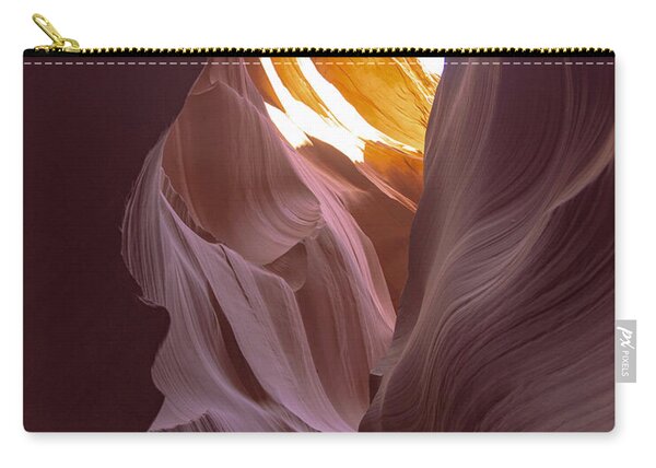 Curves Of Sunlit Antelope Canyon Walls Zip Pouch
