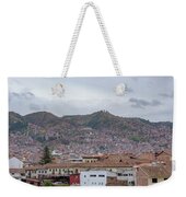 Rooftops and Hills of Cusco Weekender Tote Bag