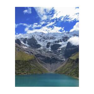 Majestic Mountain Overlooks Humantay Lake by Brandon Wichmann