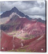 Majestic Colorful Mountain Range Acrylic Print