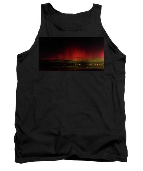 Mesmerizing Northern Lights Display Tank Top