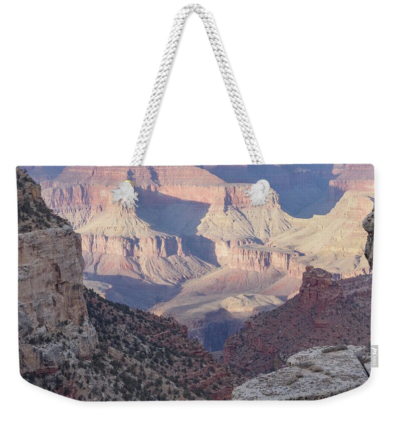 Majestic Grand Canyon Vista At Sunset Weekender Tote Bag