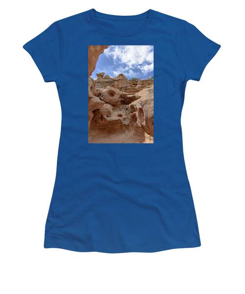 Majestic Rock Formations In Capitol Reef National Park Women's T-Shirt