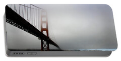 Golden Gate Bridge Disappears Into Misty Fog Portable Battery Charger
