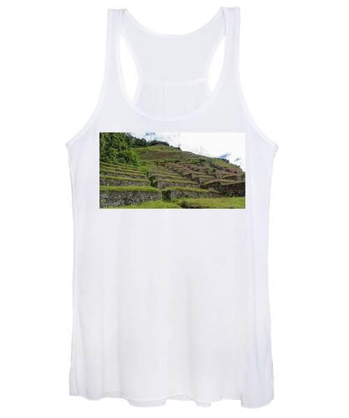 Ancient Terraces Amidst Greenery Women's Tank Top