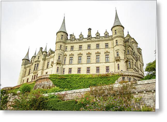 Majestic Castle On Hill Greeting Card