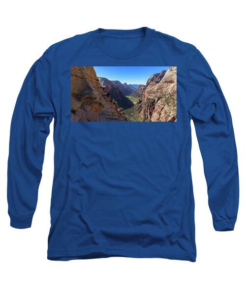 Breathtaking Zion Canyon View Long Sleeve T-Shirt