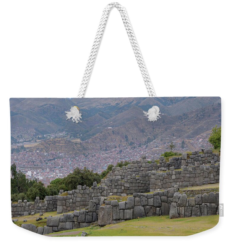 Saqsaywaman Incan Ruin In Cusco Peru Weekender Tote Bag