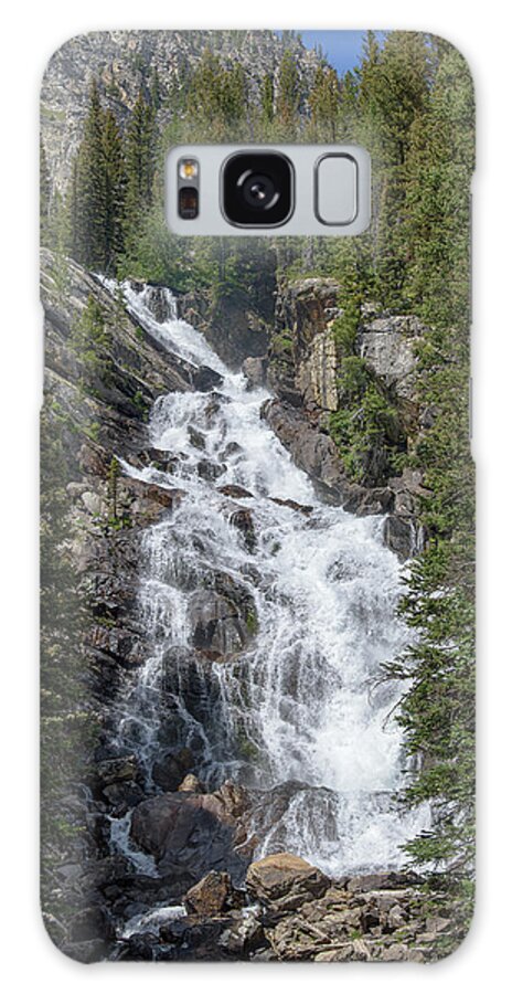 Waterfall Amidst Forest Landscape Galaxy Case