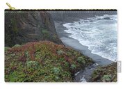 Rocky Coastline With Vibrant Foliage Zip Pouch