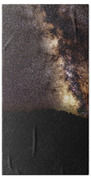 Night Sky Brimming With Stars Beach Towel