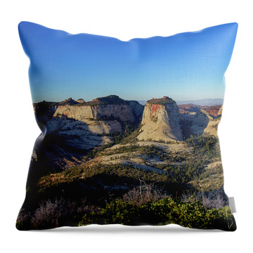 Majestic National Park Canyon Views Throw Pillow